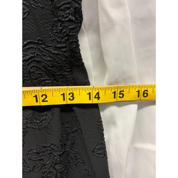 Ank Rouge Women’s Dress M Black White Long Sleeve Pearl Collar Gothic Lolita - Picture 9 of 12